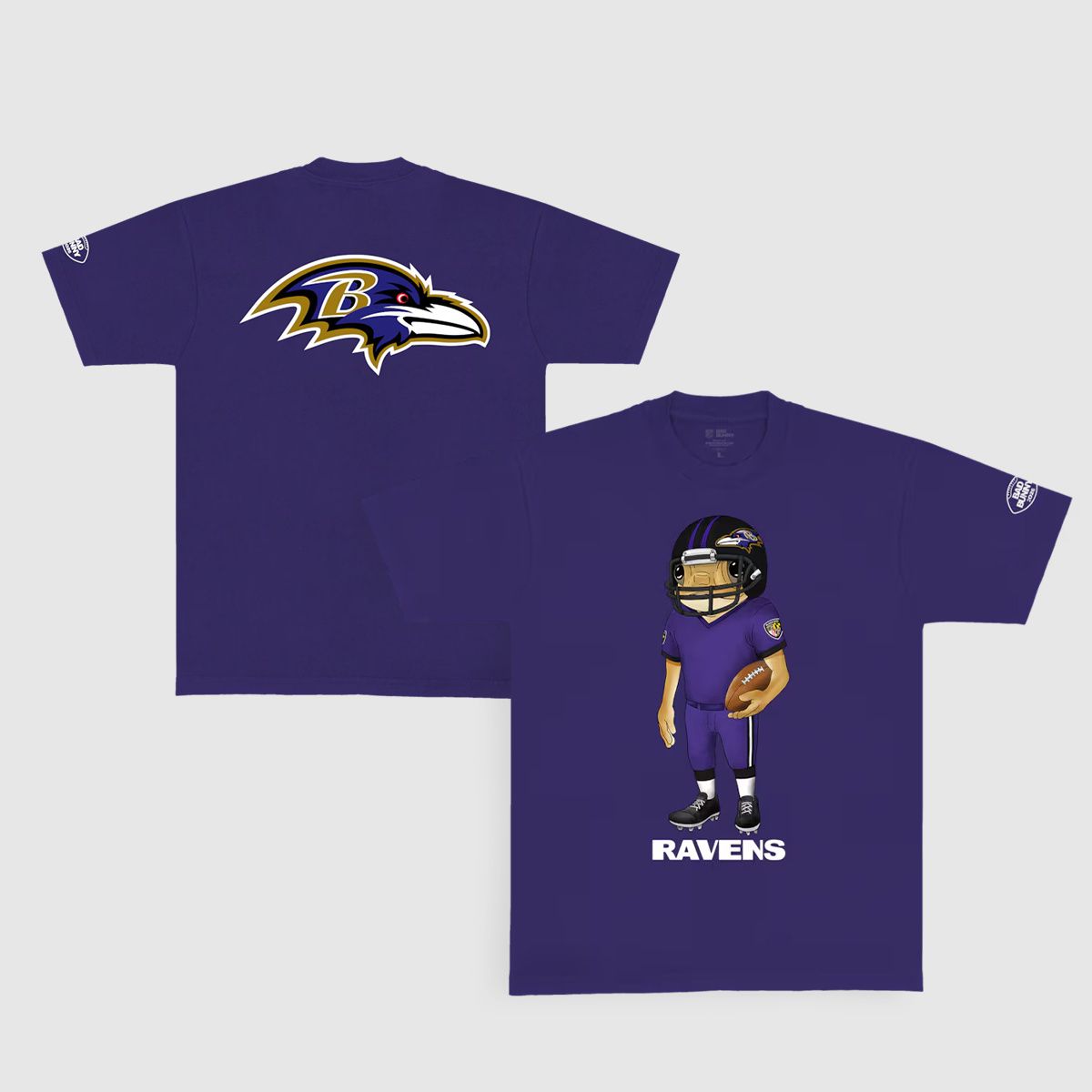 Men 2026 NFL Baltimore Ravens T-shirt purple 001